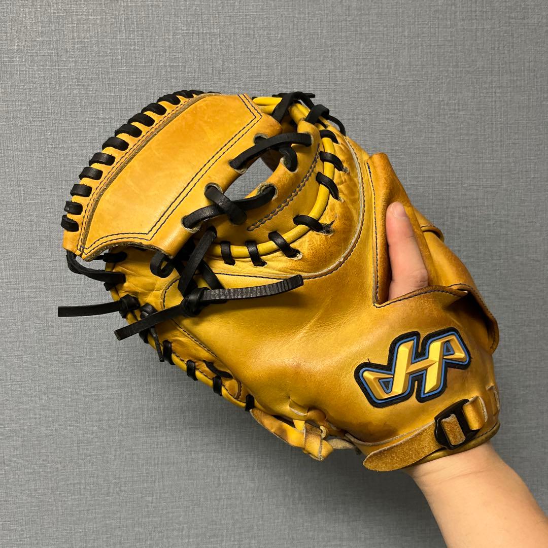 1224 ハタケヤマ 即戦力 型良 軟式 キャッチャーミット 左投げ