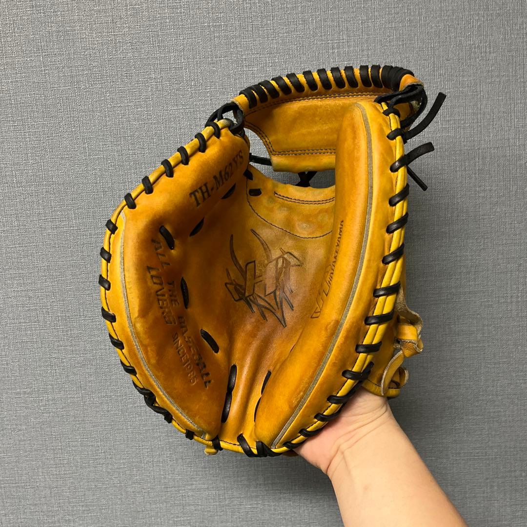 1224 ハタケヤマ 即戦力 型良 軟式 キャッチャーミット 左投げ