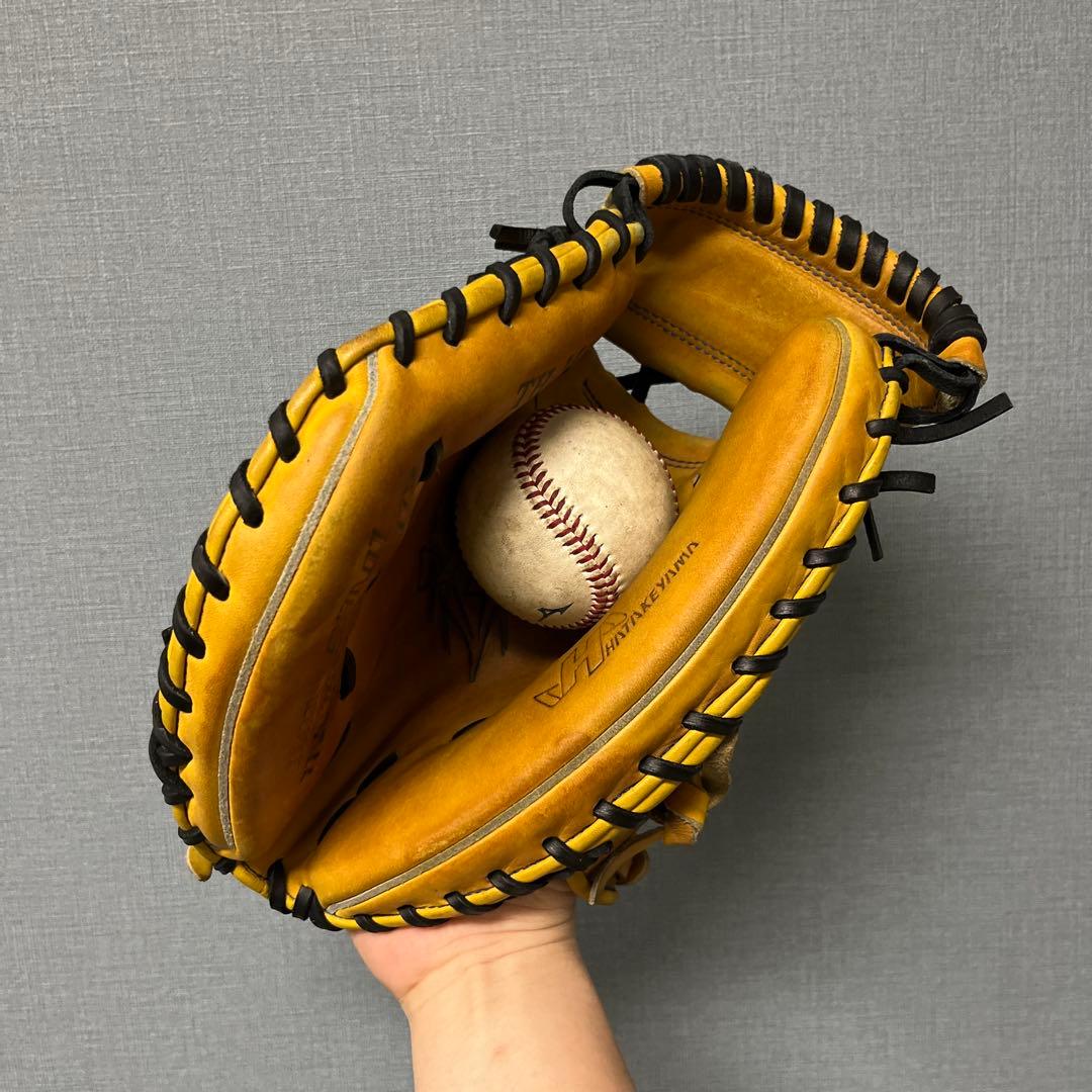 1224 ハタケヤマ 即戦力 型良 軟式 キャッチャーミット 左投げ