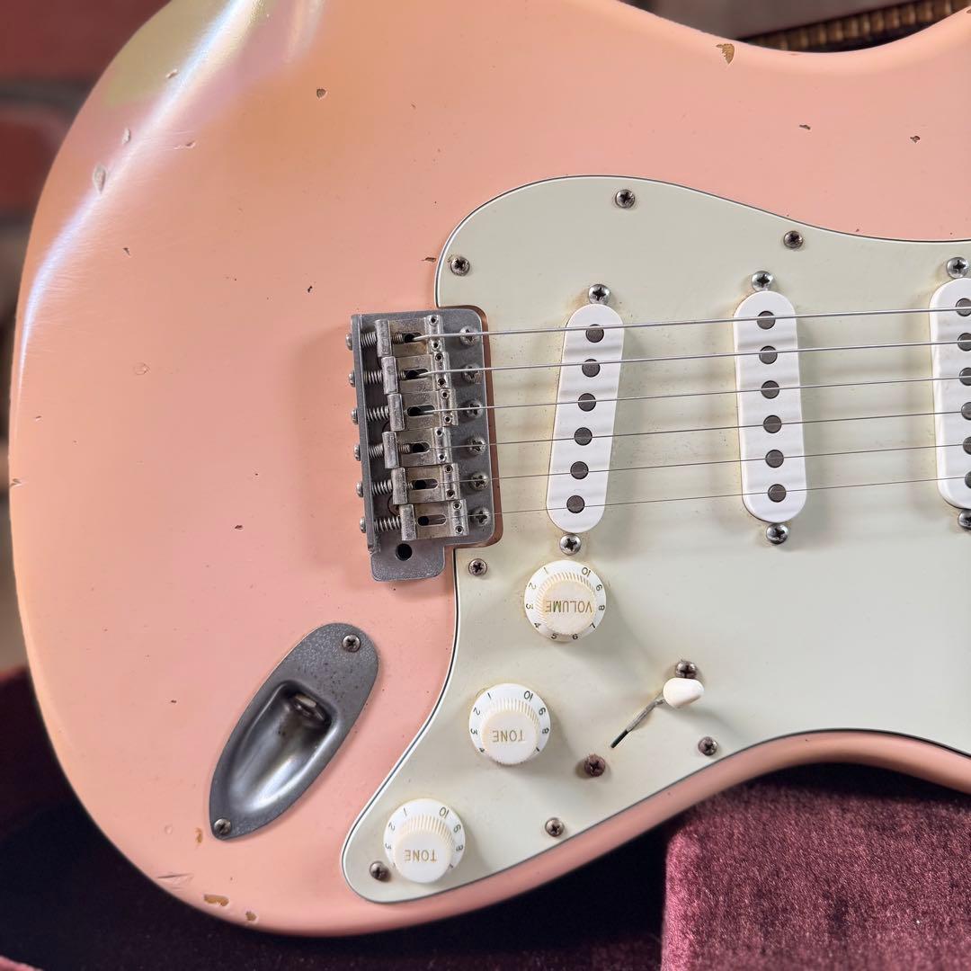【最終値下げ】NASH GUITARS S-63 (Shell Pink)