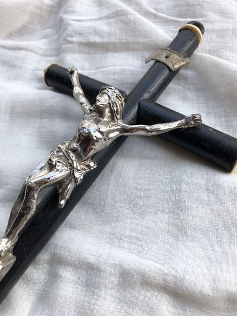 木の十字架フランスアンティーク T19