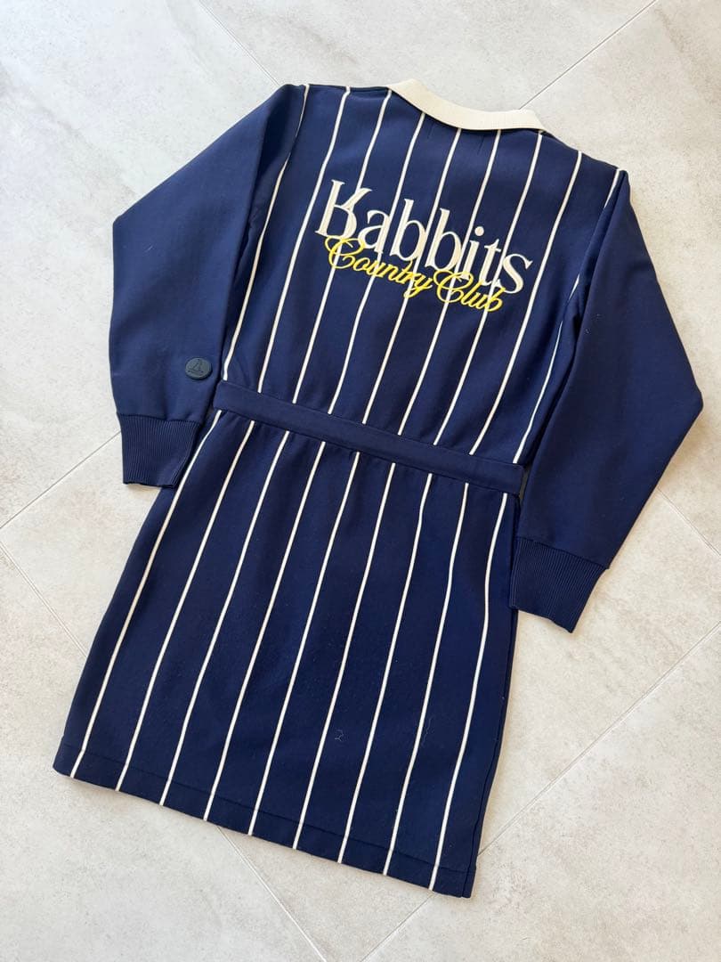 【美品】FR2 GOLF ワンピース ストライプ 長袖 細身