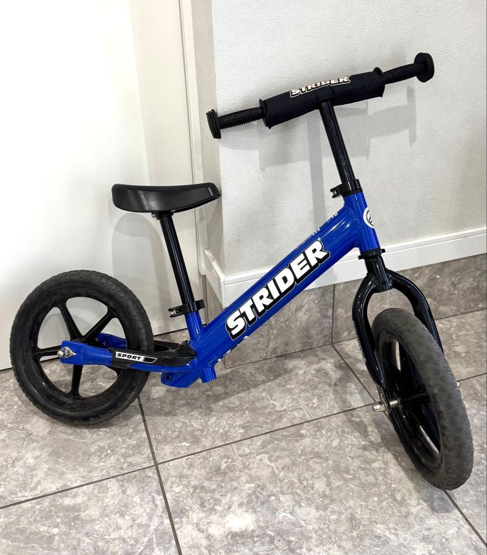 室内保管STRIDER スポーツバランスバイク 青