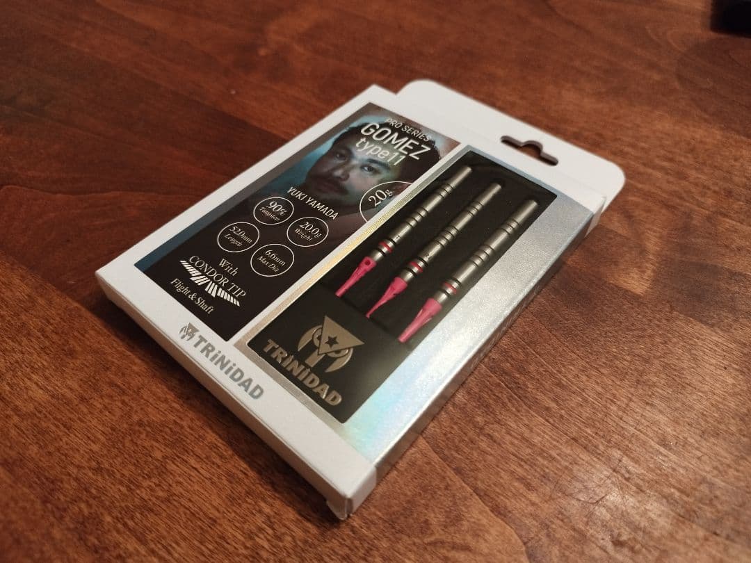 【超希少】ゴメス11 山田勇樹モデル 2BA 20g トリニダード ソフトダーツ