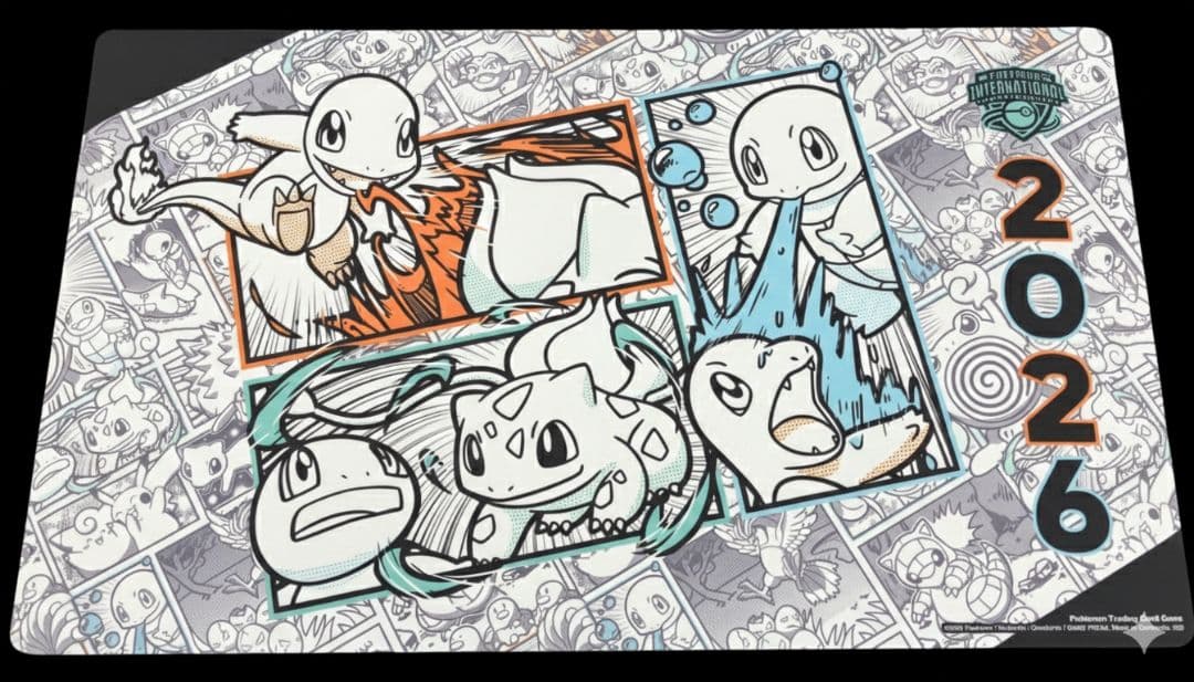 【海外公式】EUICポケモンセンター限定 プレイマット 御三家