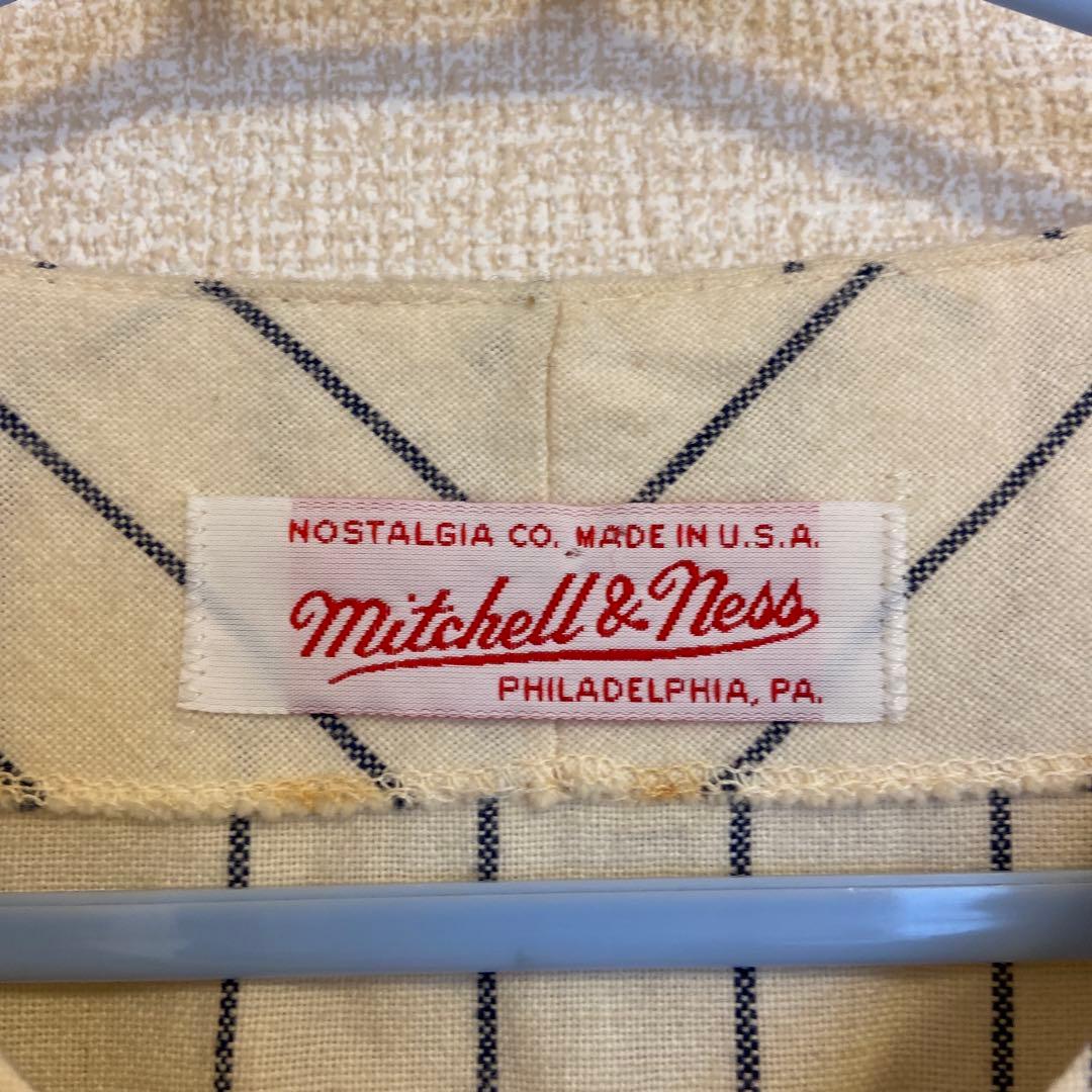 ミッチェルアンドネス オーセンティック ヤンキース ベースボールシャツ　７