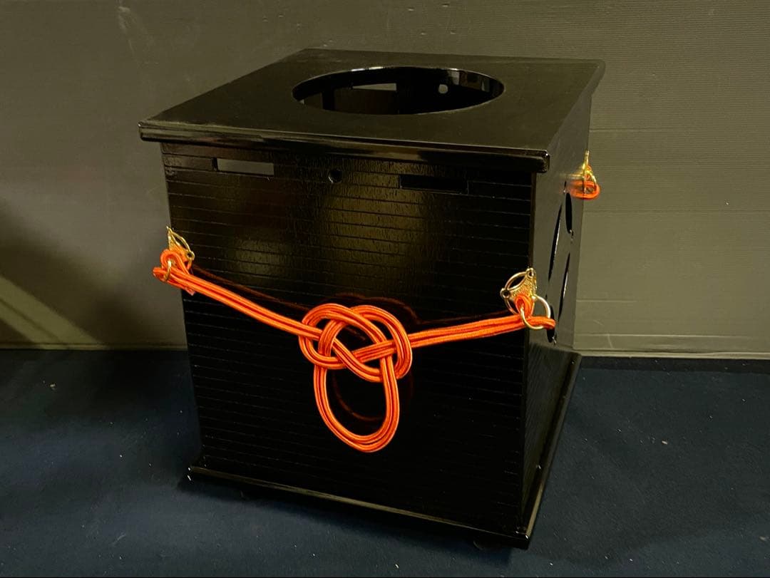 【未使用 美品】「母」 立礼 御園棚 炉落とし側のみ 組立式 紙箱(あ⑤)