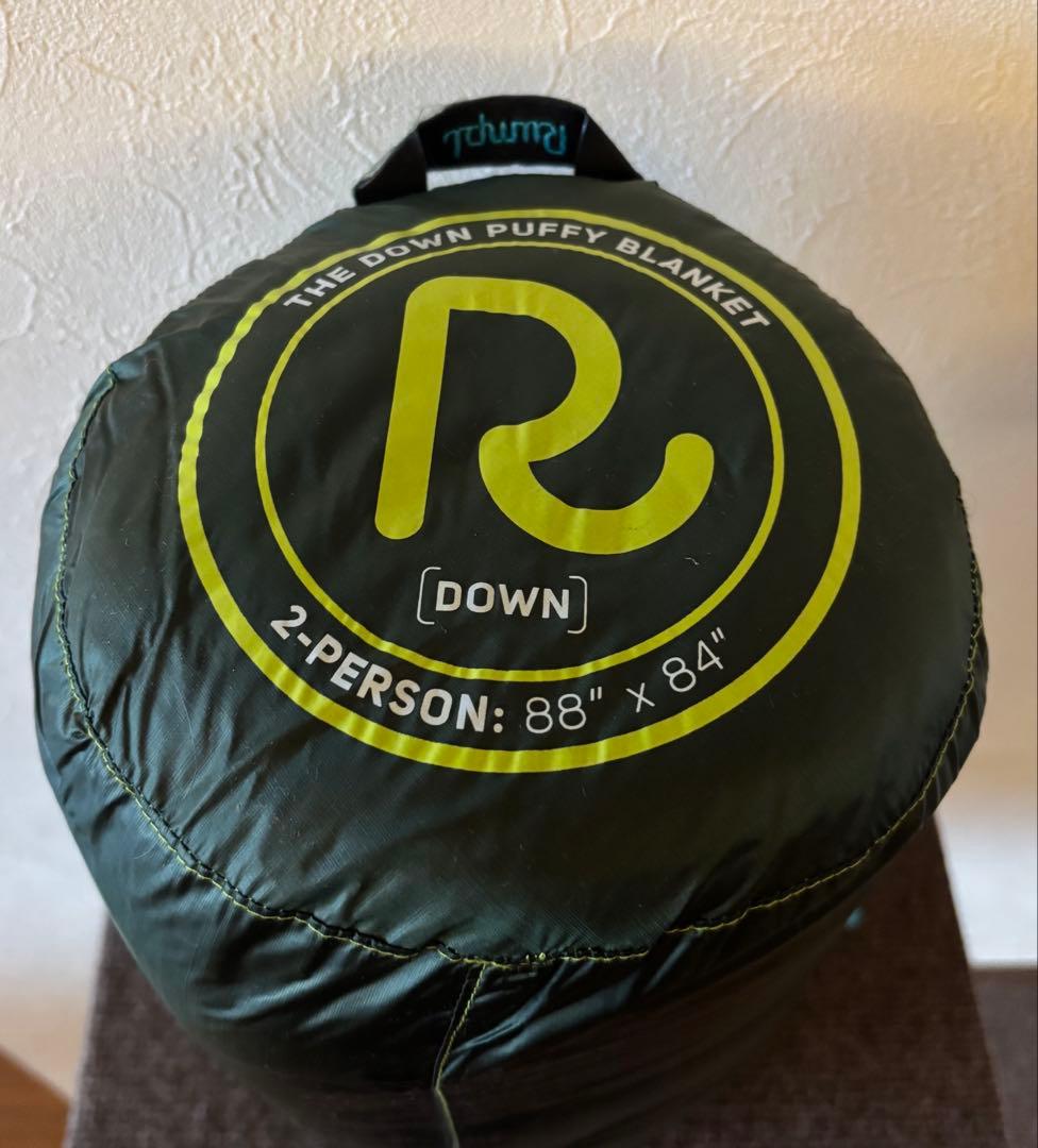 RUMPL ランプル　Down 高品質 アウトドア ダウンブランケット 2人用