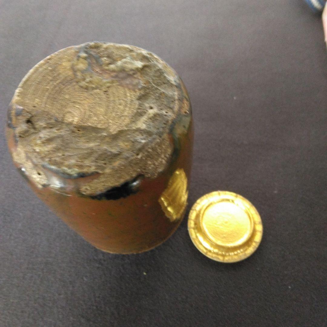 茶入　茶道具　他に仕覆2枚