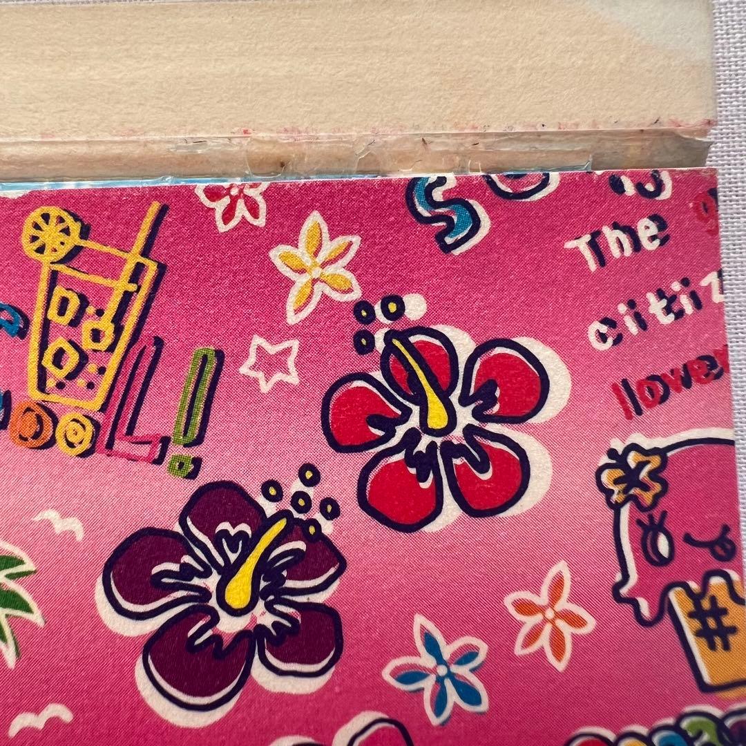 希少❤️メモ帳　平成レトロ　ハイビスカス