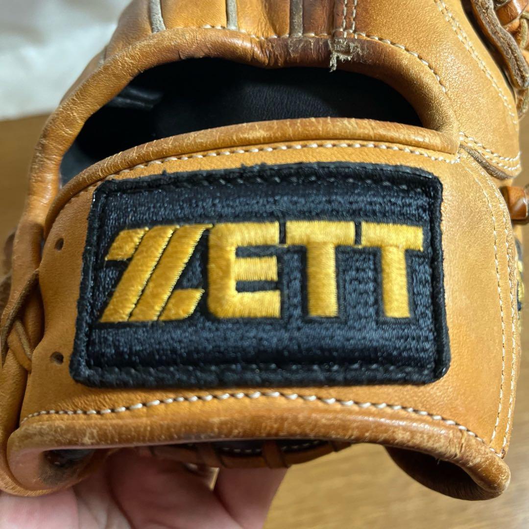 実使用 支給 ZETT プロステイタス 一般硬式 グローブ グラブ 内野用 良品