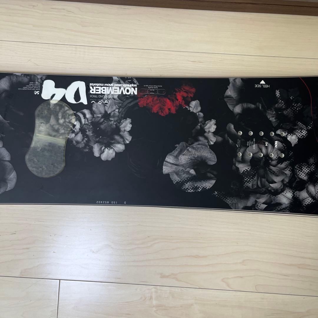 18-19NOVMBR D4オガサカ 国産スノーボード板　美品❗️150センチ