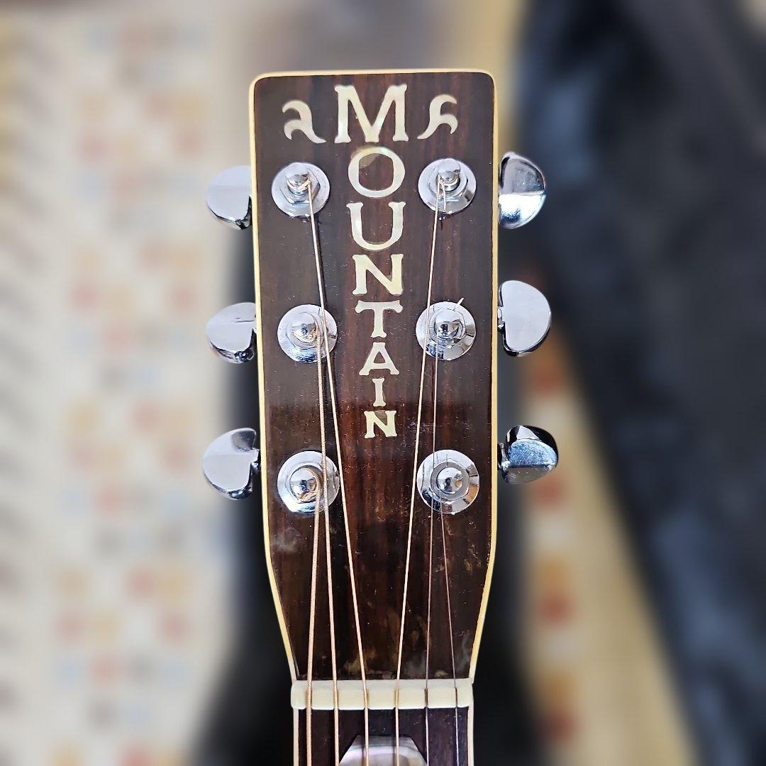 林楽器MOUNTAIN.W-500D1975年式 トップ単板、ハードケース付き