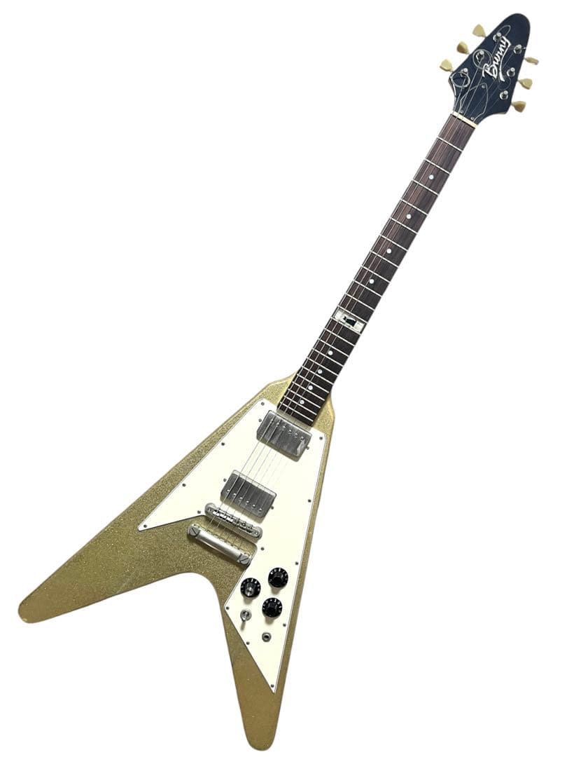 激レア　burny LV-115KK フライングV ラルク　ken ピンクエレキ