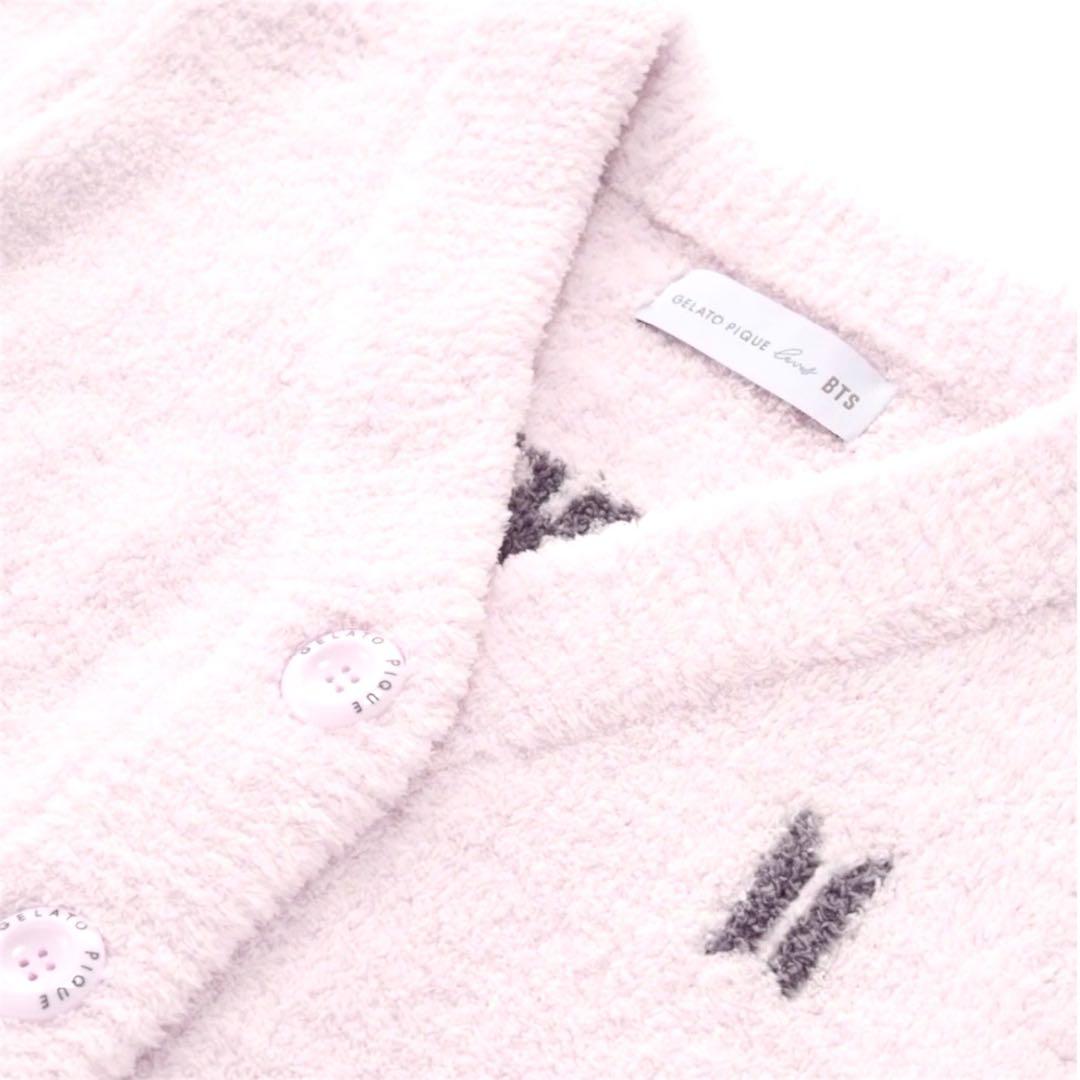 BTS × GELATO PIQUE loves カーディガン ML ジェラピケ