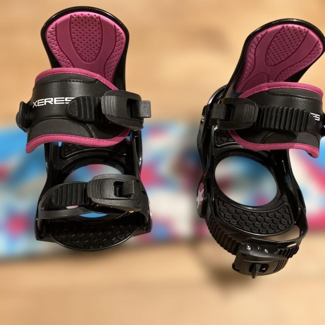 XERES 子供用スノーボードビンディングセット　板98センチ