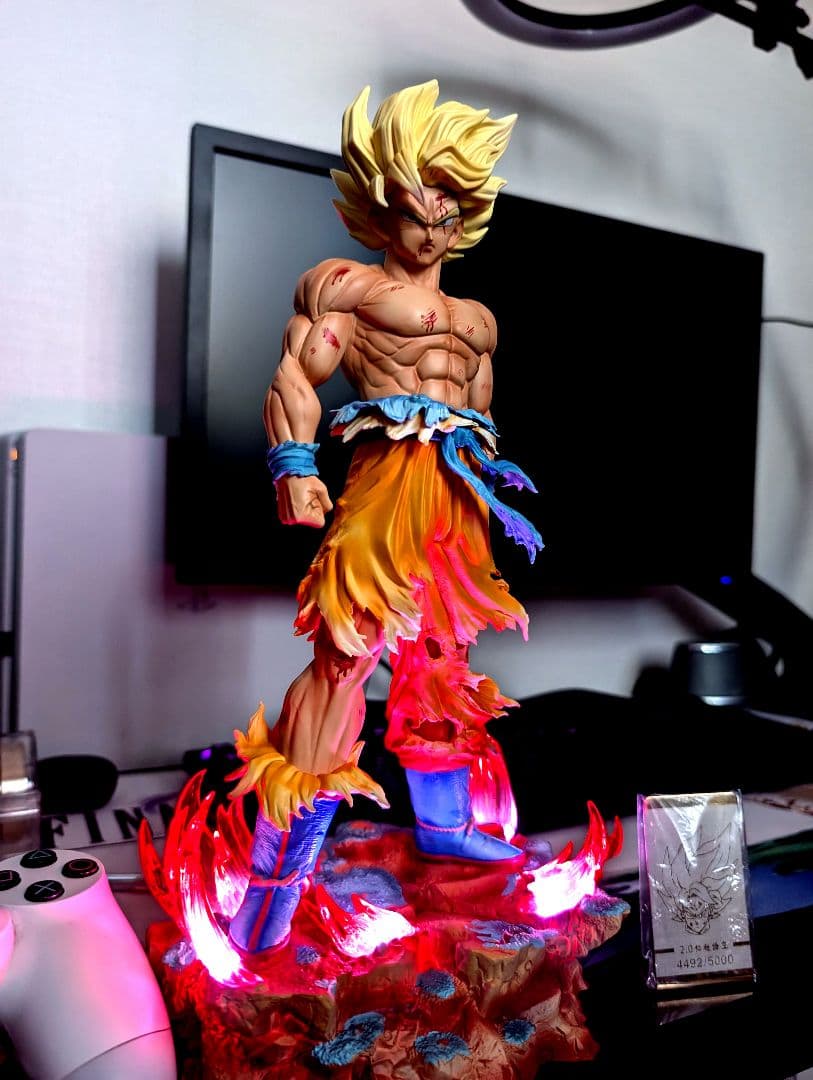 5000体限定 　スーパーサイヤ人 孫悟空 ガレージキットシリアル プレート付属