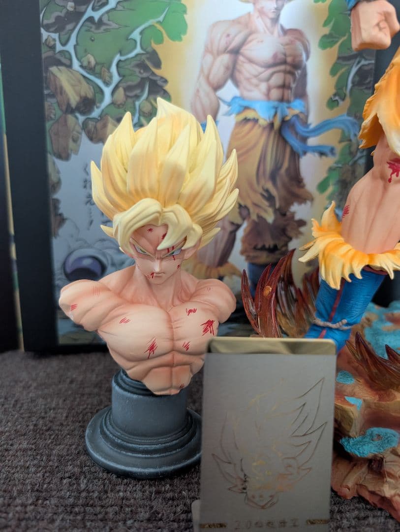 5000体限定 　スーパーサイヤ人 孫悟空 ガレージキットシリアル プレート付属