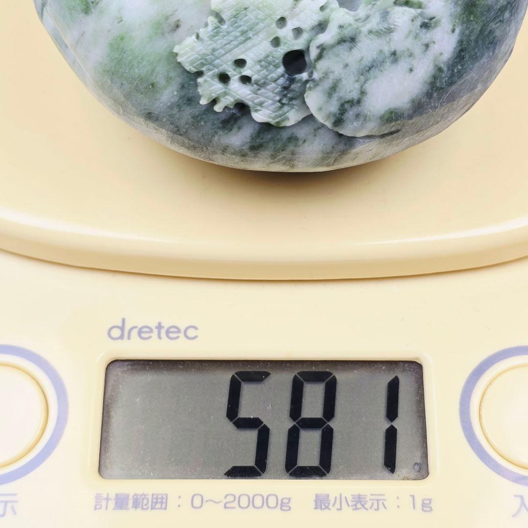 中国古美術 天然石 翡翠 碧玉 手彫 深山訪友紋 超大型玉掛飾 置物 根付 激安