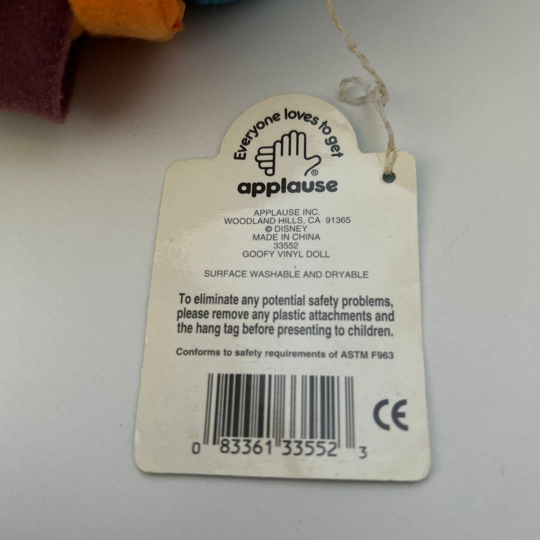 グーフィー フィギュア　アプローズ社製　手足首可動　アンティーク　約30cm