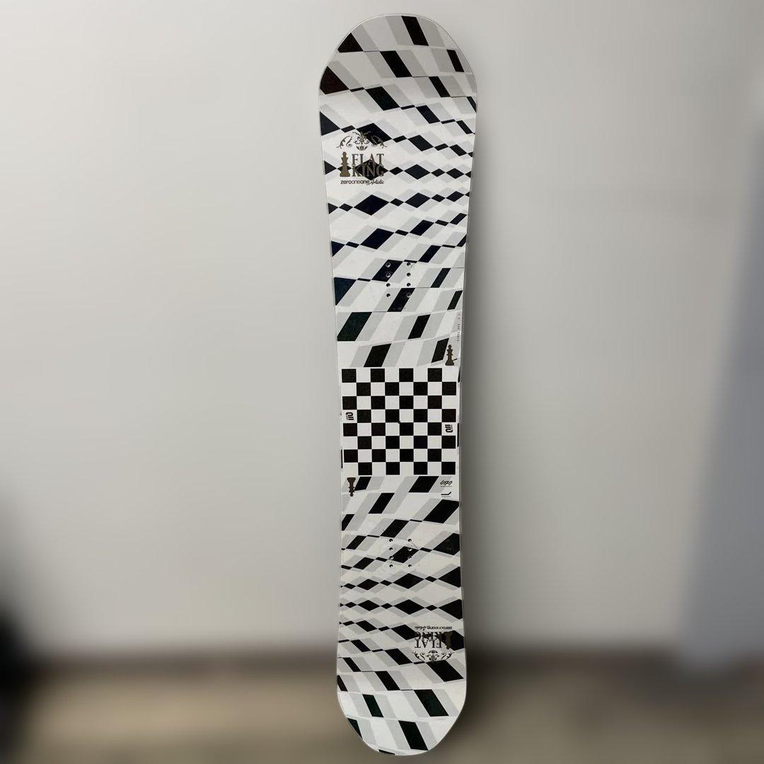 希少　FLATKING artistic 153 限定　スノーボード チェス盤