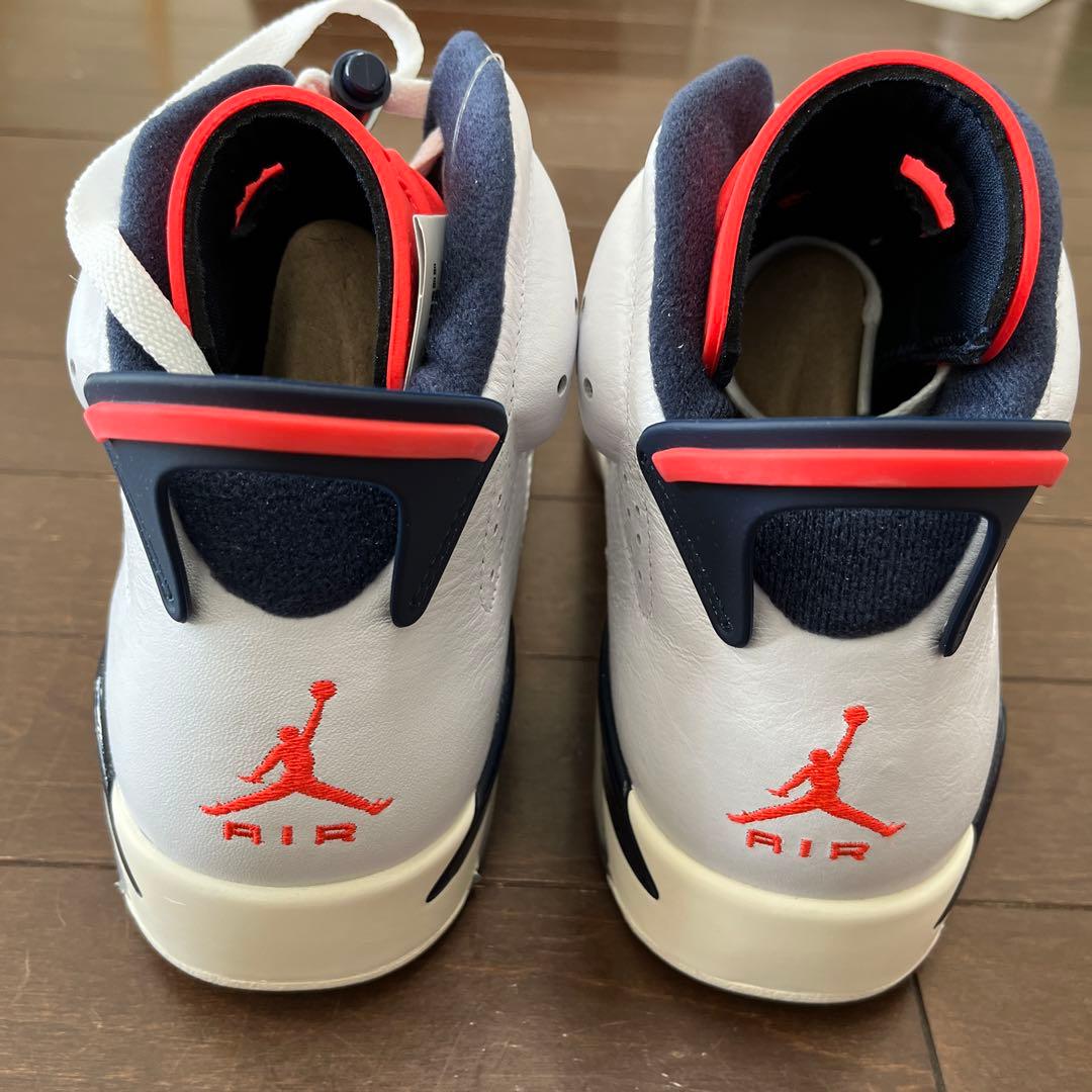 【新品未使用】Air Jordan 6 ホワイト/インフラレッド