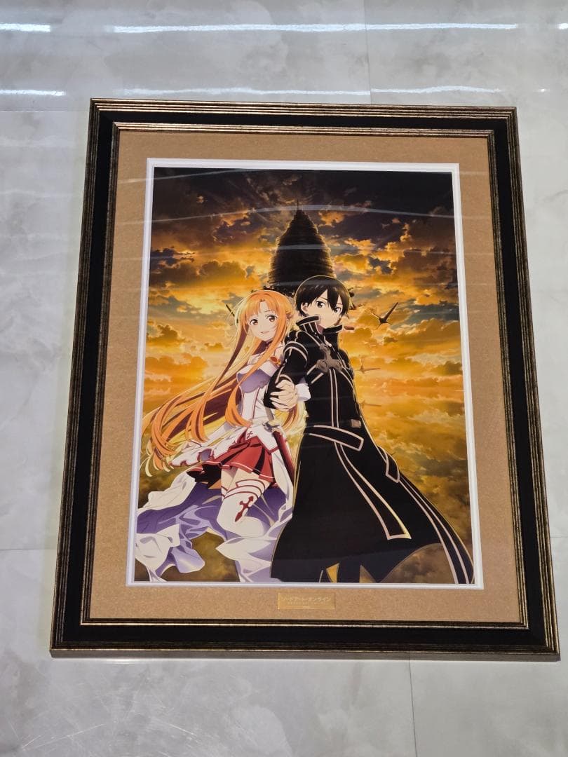 ソードアート•オンライン　ゲームクリア記念　A3 キャラファイングラフ