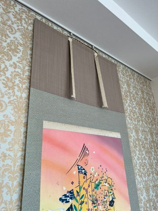 【加賀友禅】七福神 和おん 掛軸