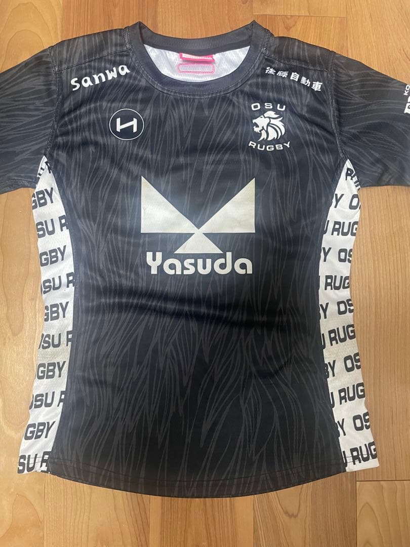 大阪産業大学ラグビー練習着　ジャージ　ラグパン　ソックス 3点セット 黒色