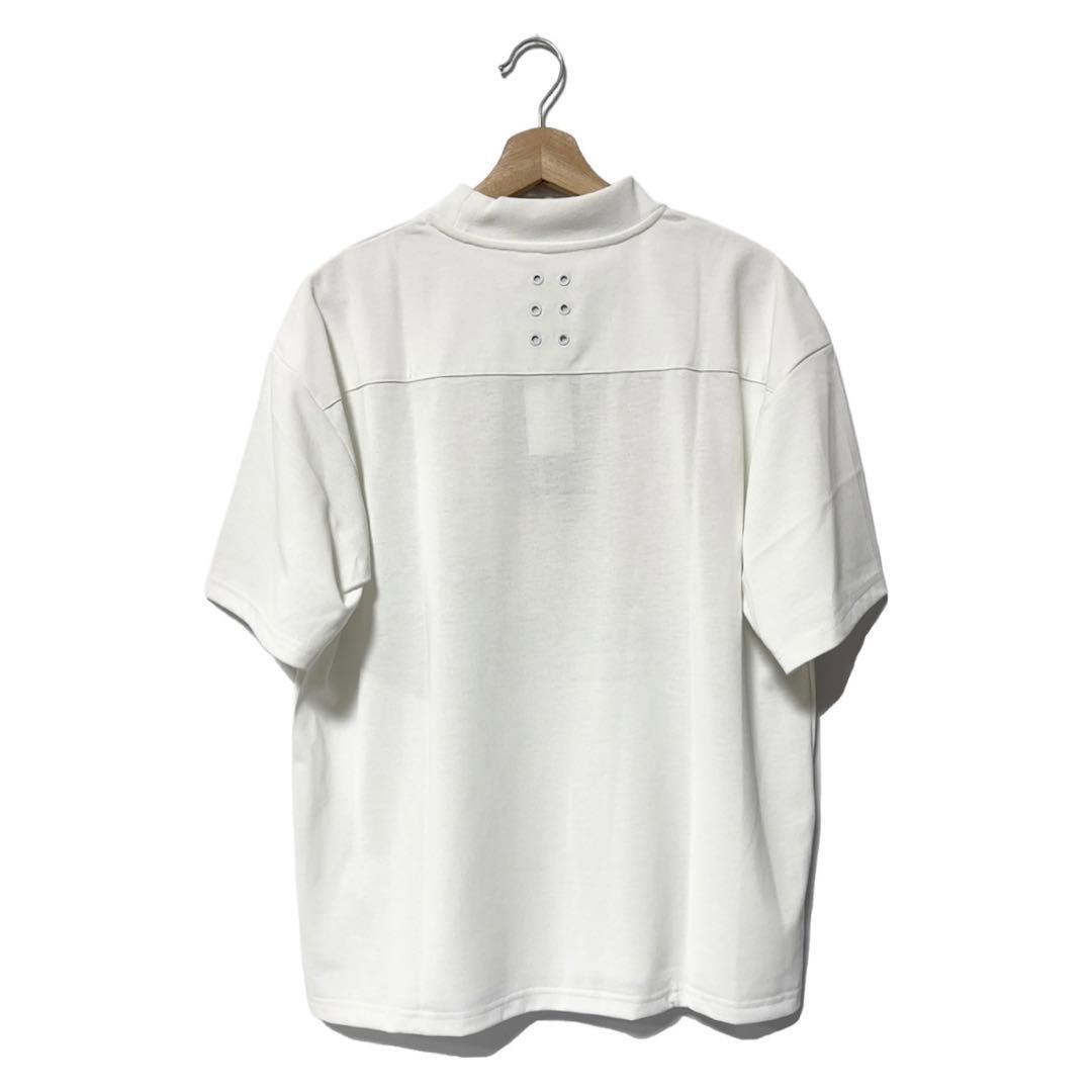 ラッセルノ ゴルフ グラフィック プリント S/S モックネック ホワイト M