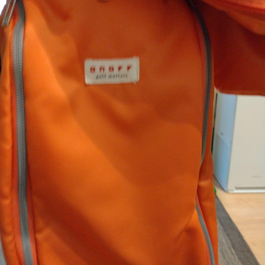 ONOFFオレンジ ゴルフバッグ