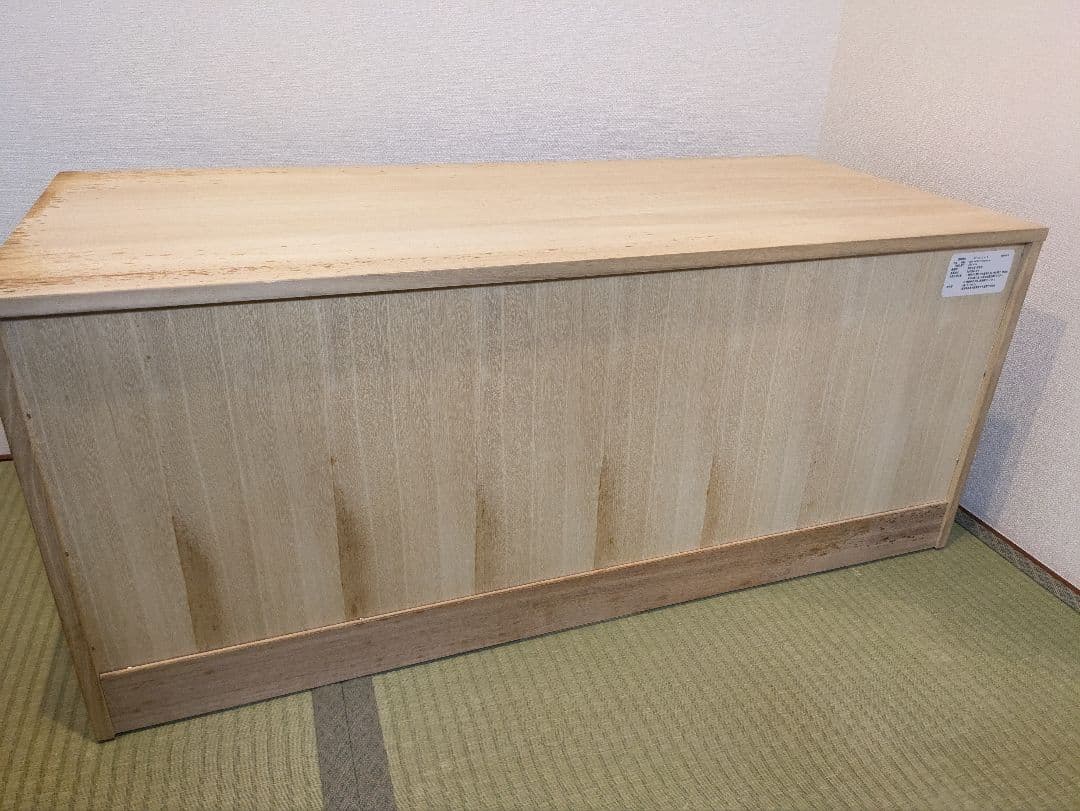 天然木桐箪笥　3段　桐タンス　マーゼルン