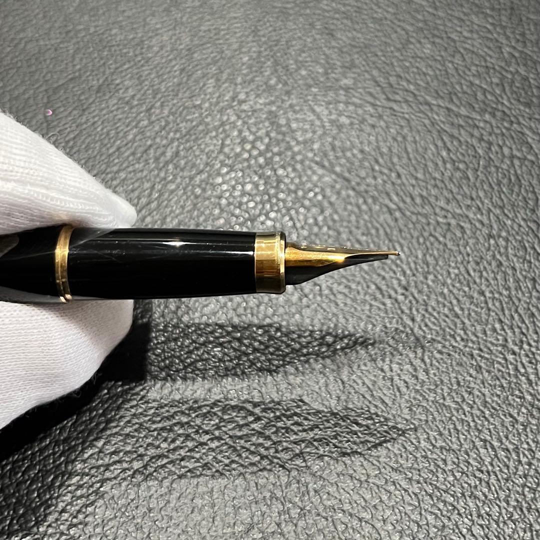 【USED】PLATINUM プラチナ万年筆　「鶴と富士山」　近代蒔絵　昇峰