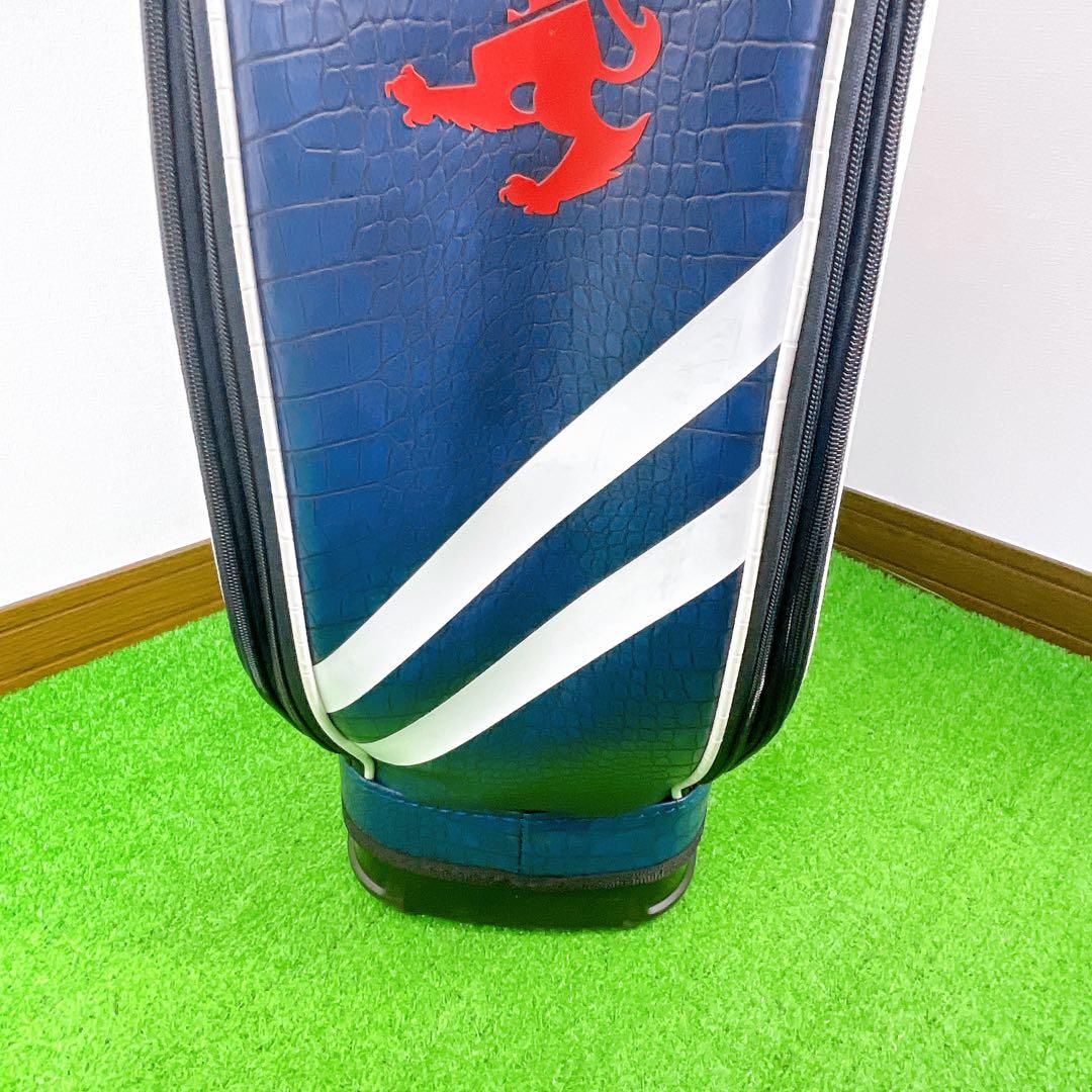 美品　アドミラル　クロコ　型押し　高級　キャディバック