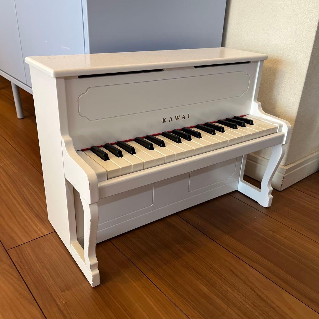 期間限定値下げ【美品】カワイ　アップライトピアノ　ミニピアノ　ホワイト