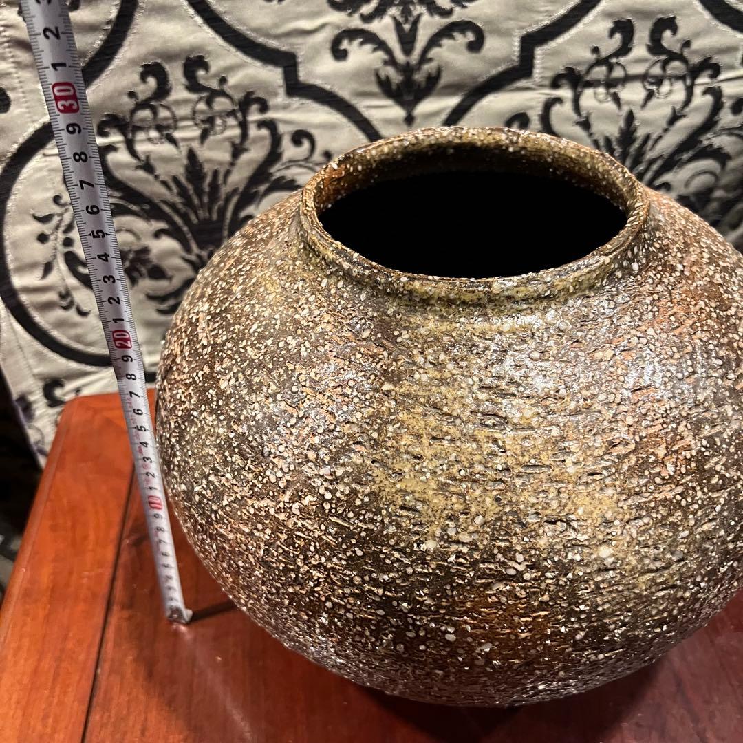 信楽焼　花瓶　志道作　花器　Japanesetraditional