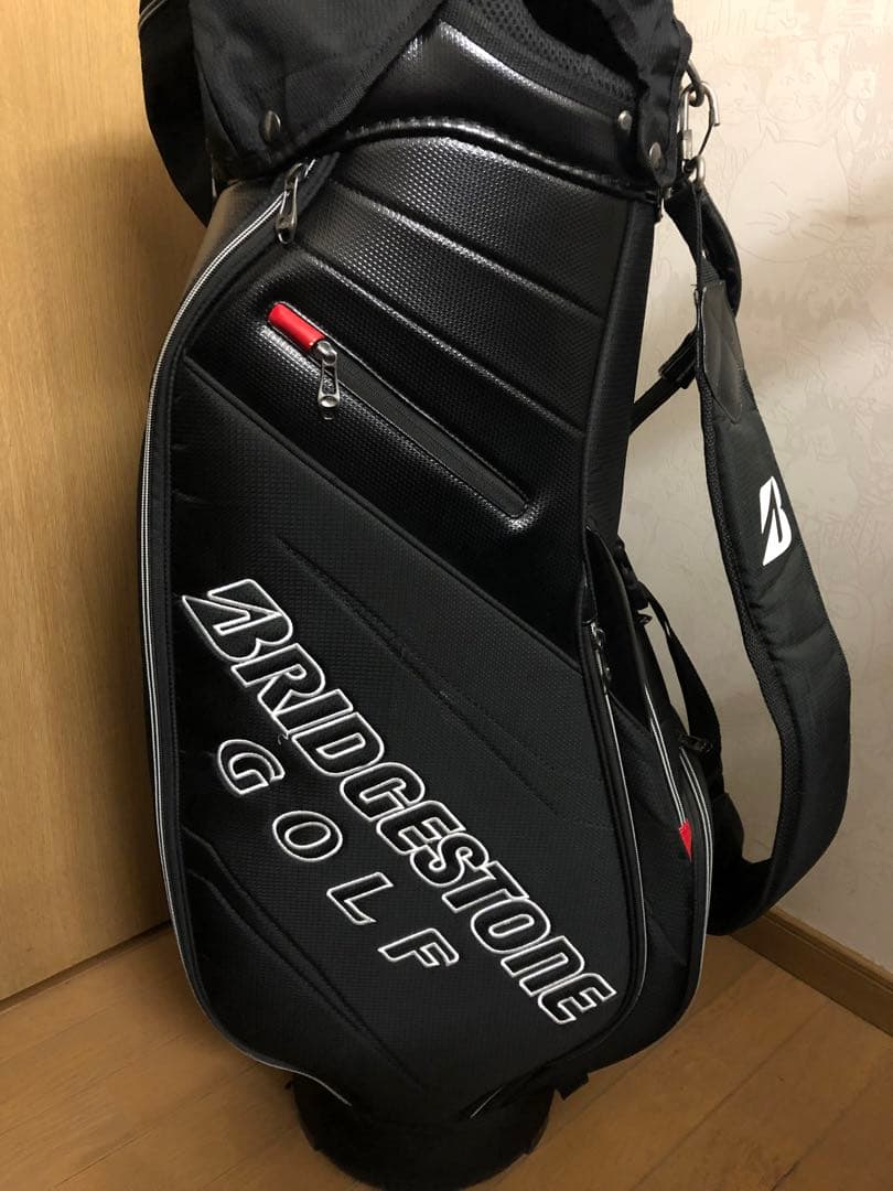 【送料込み】ブリヂストン　BRIDGESTONE キャディバッグ　ブラック　廃盤