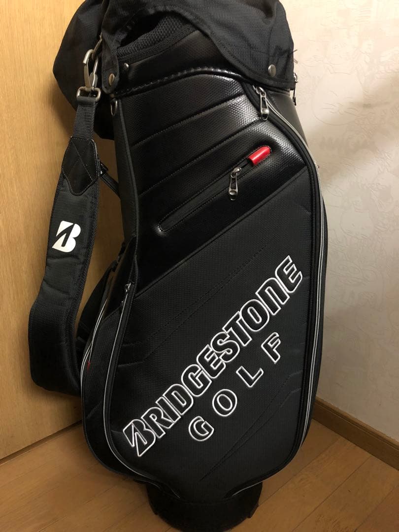 【送料込み】ブリヂストン　BRIDGESTONE キャディバッグ　ブラック　廃盤