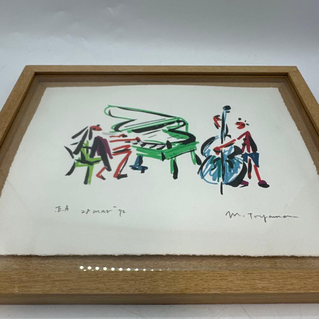 遠山正道　引出物　シルクスクリーン21.7×26.7㎝