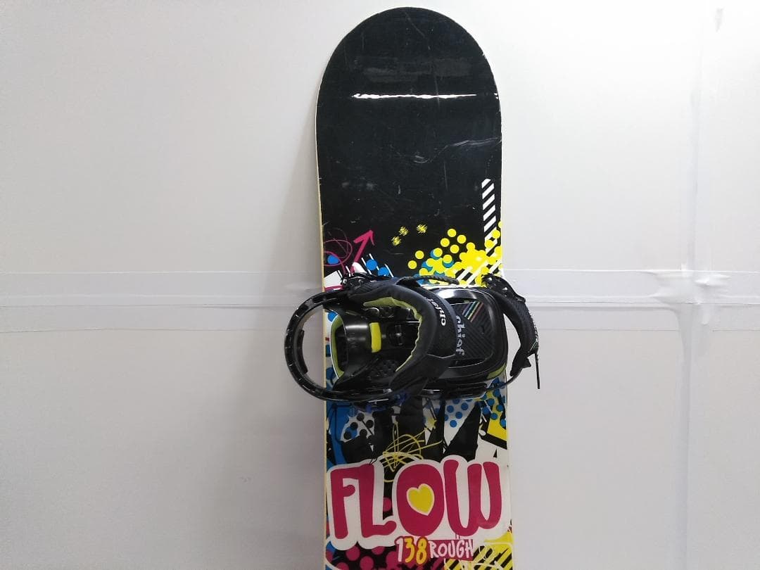 レディース/子供 スノーボードセット FLOW 138cm ビンS/Mサイズ◇