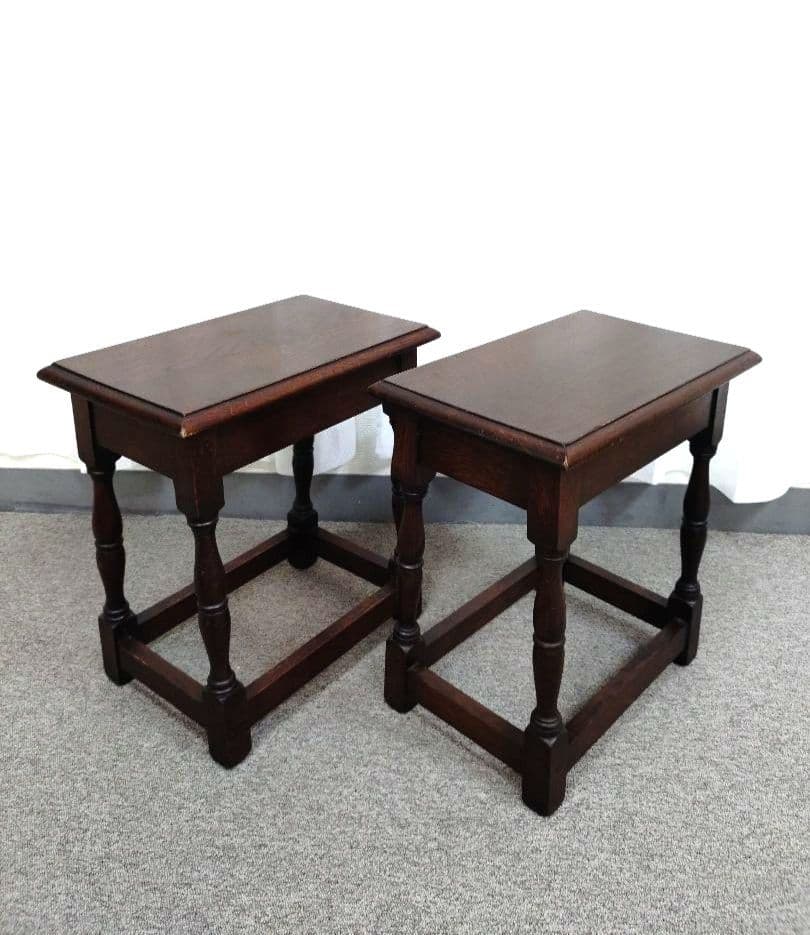 希少 アンティーク ハーバート・E・ギブス ネストテーブル