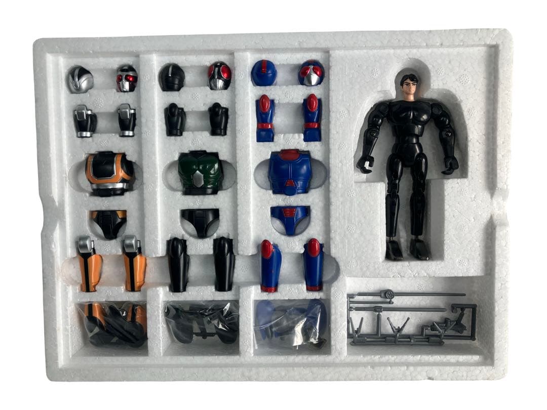 デッドストック BANDAI 3チェンジクロス 仮面ライダーBLACK RX