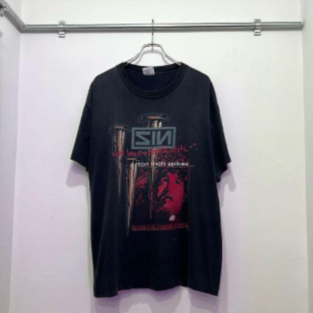 ミュージシャン VINTAGE 90s Nine Inch Nails Sin Tee