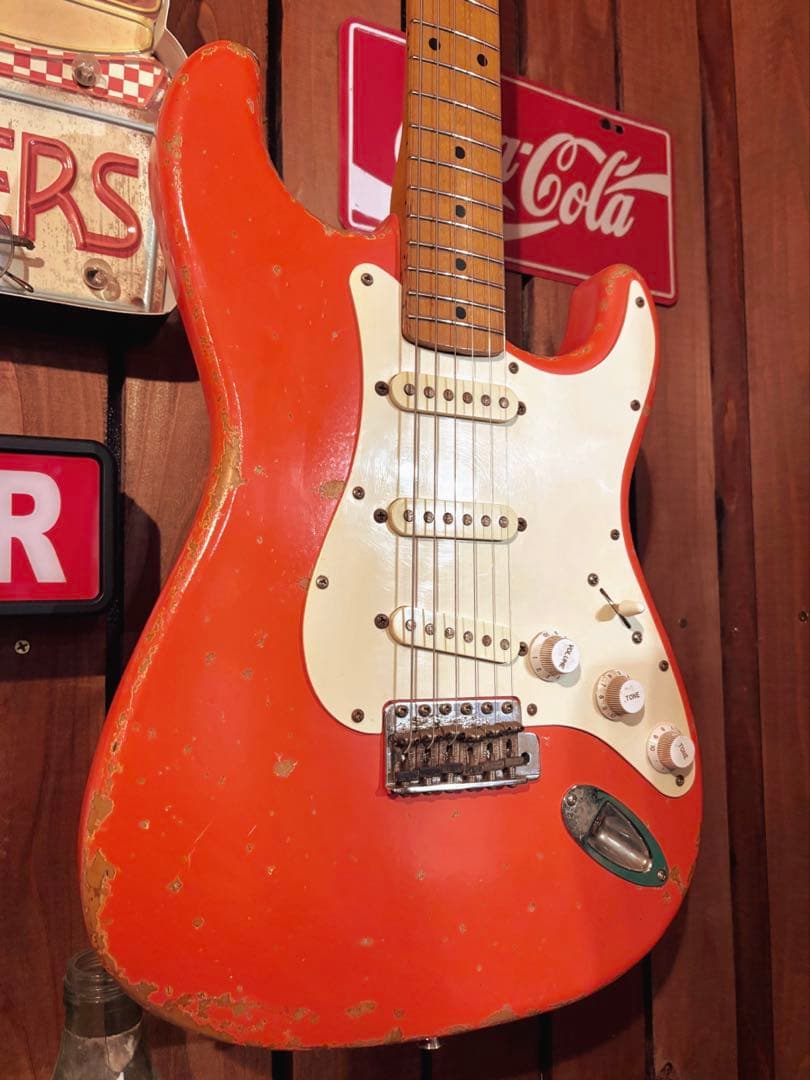 fender JAPAN ストラトキャスター レリック フェスタレッド