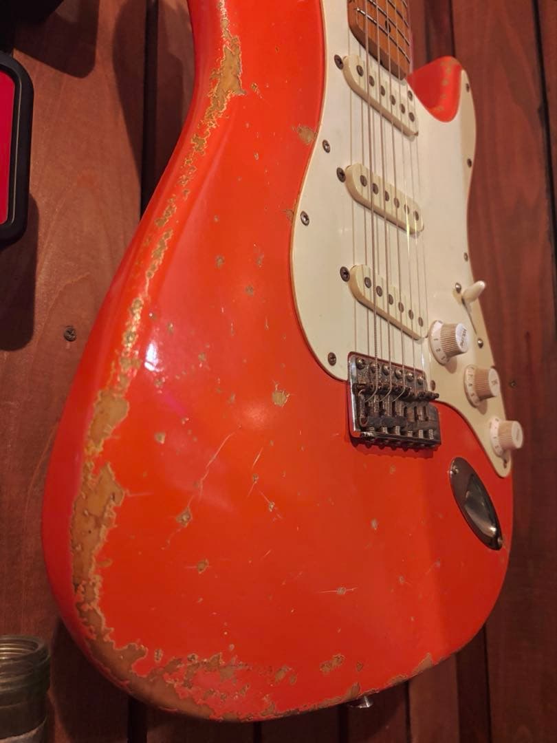 fender JAPAN ストラトキャスター レリック フェスタレッド