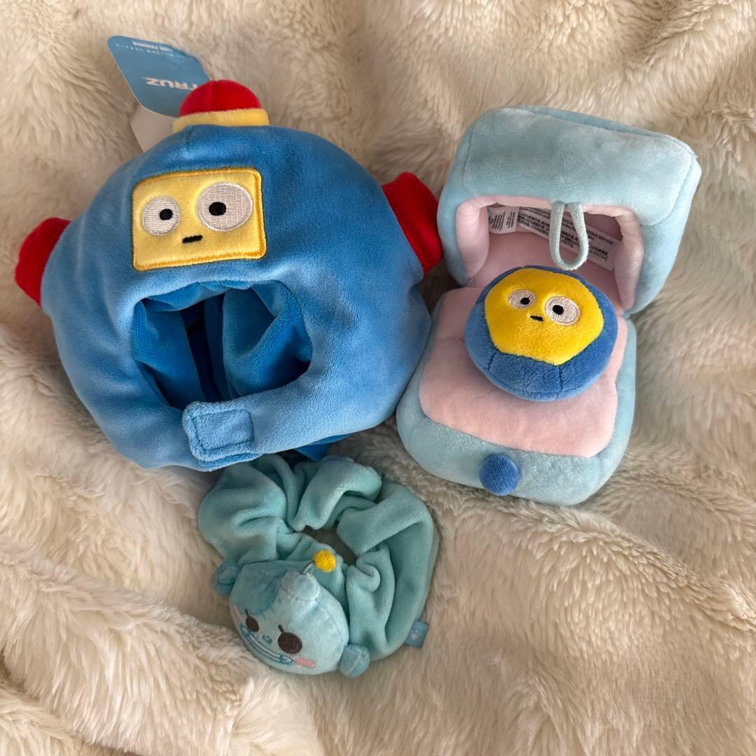 TREASURE アサヒ グッズセット ぬいぐるみ・うちわ・写真カード