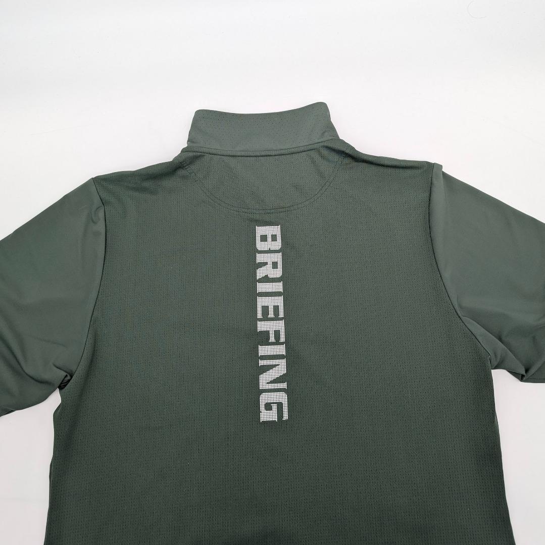 BRIEFING ブリーフィング ハーフジップ オリーブ Mサイズ