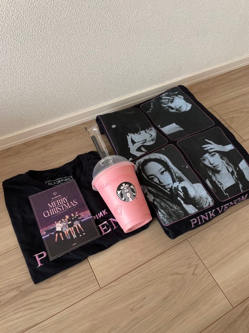【韓国限定】BLACKPINK衣類・ファンクラブカード&韓国限定スタバタンブラー