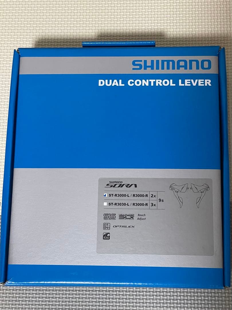 【新品】ケーブル付　シマノ　ソラ　ST-R3000 デュアルコントロールレバー