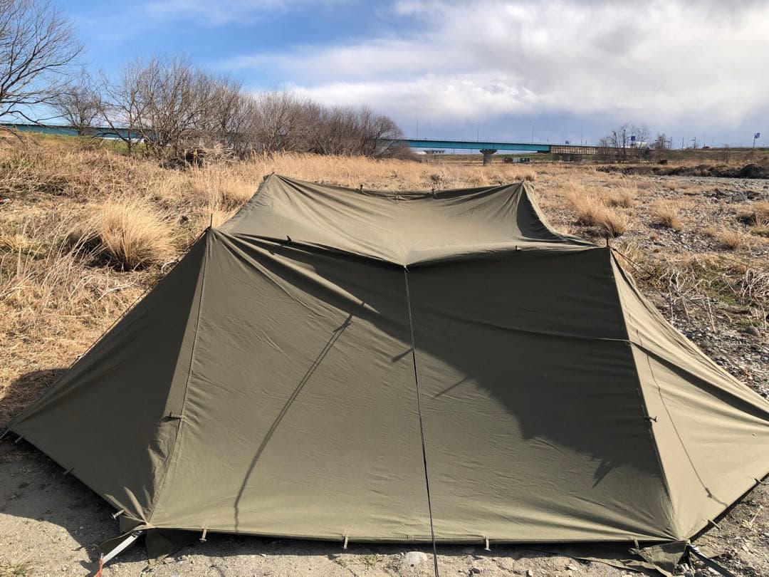 バンドックソロベースex 前幕　二股ポール　蚊帳付き